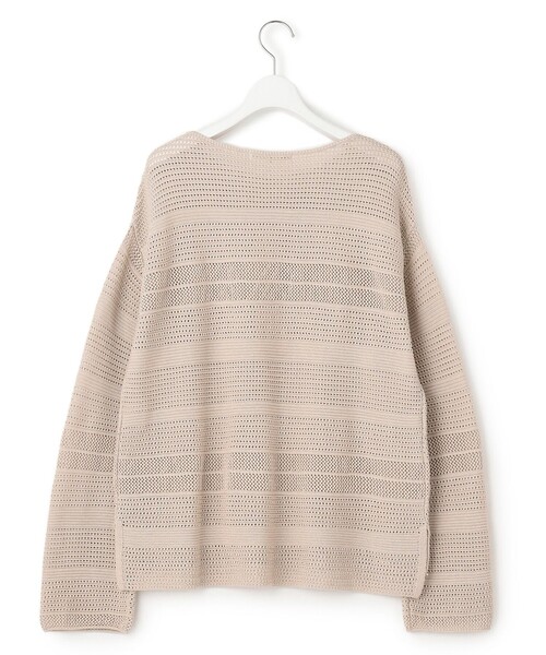 23区(ニジュウサンク)の「【洗える】レーシーコットンコード ニット(ニット/セーター・レディース・ブラック系/ベージュ系/ホワイト系・38)」の13枚目の写真