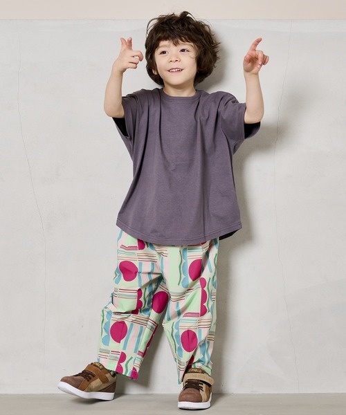 Life Support Products（ライフサポートプロダクツ）の「【COTTON from U.S.A】ドルマンTシャツ（80～150cm）（Tシャツ/カットソー・キッズ・ライトグレー/チャコール/パープル/イエロー/オレンジ/ローズ/オフホワイト/ライトグリーン・110/100/95/90/80/120/150/140/130）」の12枚目の写真