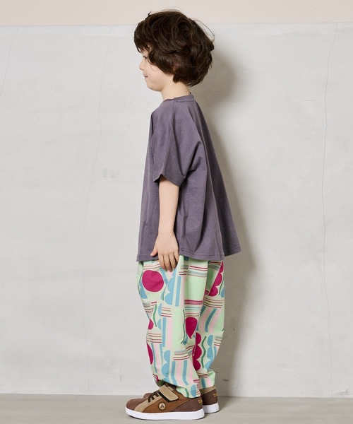 Life Support Products（ライフサポートプロダクツ）の「【COTTON from U.S.A】ドルマンTシャツ（80～150cm）（Tシャツ/カットソー・キッズ・ライトグレー/チャコール/パープル/イエロー/オレンジ/ローズ/オフホワイト/ライトグリーン・110/100/95/90/80/120/150/140/130）」の13枚目の写真