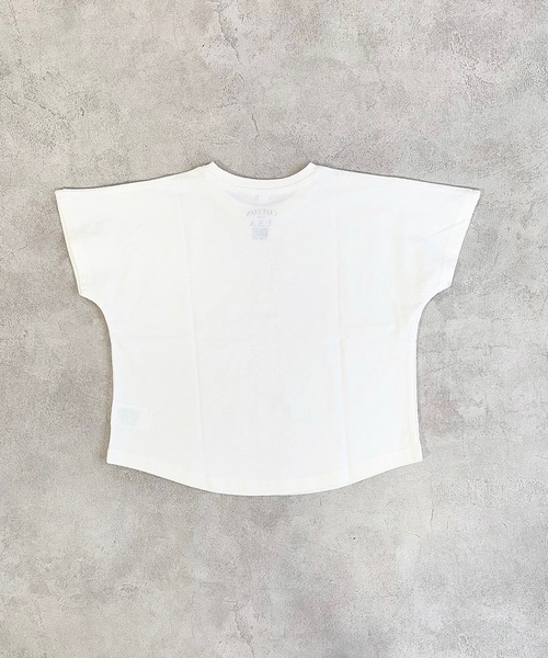 Life Support Products（ライフサポートプロダクツ）の「【COTTON from U.S.A】ドルマンTシャツ（80～150cm）（Tシャツ/カットソー・キッズ・ライトグレー/チャコール/パープル/イエロー/オレンジ/ローズ/オフホワイト/ライトグリーン・110/100/95/90/80/120/150/140/130）」の21枚目の写真