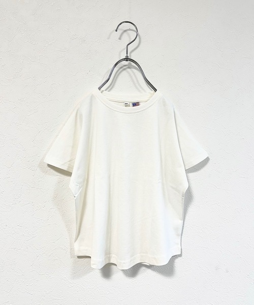 Life Support Products（ライフサポートプロダクツ）の「【COTTON from U.S.A】ドルマンTシャツ（80～150cm）（Tシャツ/カットソー・キッズ・ライトグレー/チャコール/パープル/イエロー/オレンジ/ローズ/オフホワイト/ライトグリーン・110/100/95/90/80/120/150/140/130）」の19枚目の写真