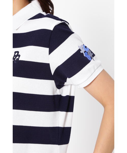 パーリーゲイツ35th カノコ半袖ポロワンピース ネイビー1Мサイズ パーリーゲイツ35th カノコ半袖ポロワンピース ネイビー1Мサイズ