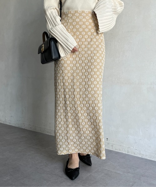 【CARVEN】 カルヴェン 花柄スカート デッドストック タグ付き X447 CARVEN】 カルヴェン 花柄スカート デッドストック タグ付き X447