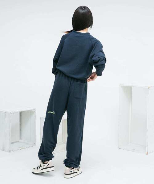 KBF(ケイビーエフ)の「ネップスウェット(Tシャツ/カットソー・レディース・オフホワイト/ネイビー・ONE)」の18枚目の写真