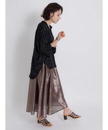 Te chichi CLASSIC（テチチクラシック）の「カールマイヤーグロッシーギャザースカート（スカート）」