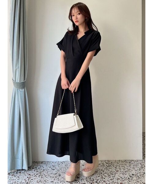 新品　チェスティ カシュクールシャツワンピース　ロングワンピース 新品 チェスティ カシュクールシャツワンピース ロングワンピース 新品