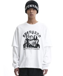 OY スカルラグラン長袖Tシャツ OY/オーワイ』 SKULL S.L RAGLAN LONG SLEEVE/スカルラグラン
