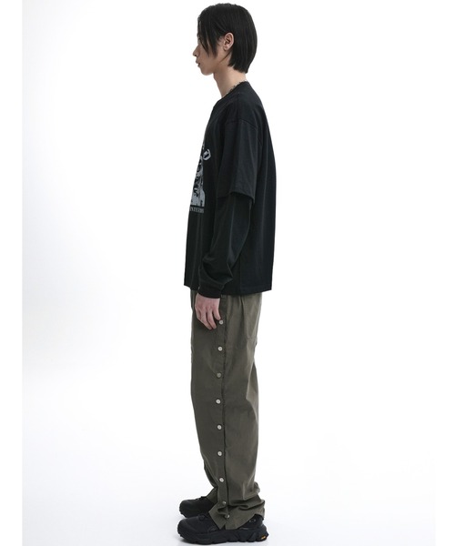 OY/オーワイ』 B.G.S LAYERED LONG SLEEVE/BGS レイヤード長袖T