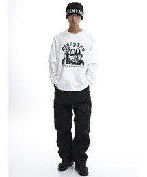OY/オーワイ』 B.G.S LAYERED LONG SLEEVE/BGS レイヤード長袖Tシャツ