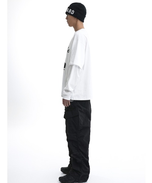 ★OY★B.G.S LAYERED LONG SLEEVE-BLACK★正規品/韓国直送料込 OY/オーワイ』 B.G.S LAYERED LONG SLEEVE/BGS レイヤード長袖T