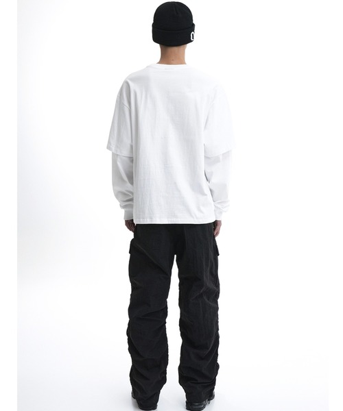 OY/オーワイ』 B.G.S LAYERED LONG SLEEVE/BGS レイヤード長袖T