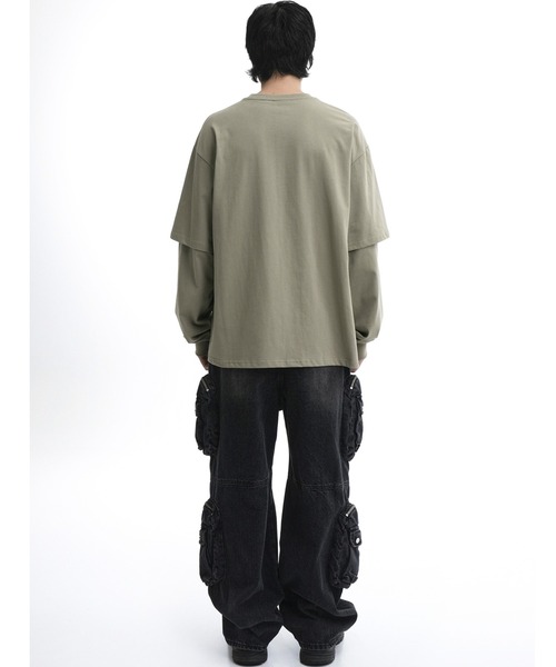 OY/オーワイ』 B.G.S LAYERED LONG SLEEVE/BGS レイヤード長袖T
