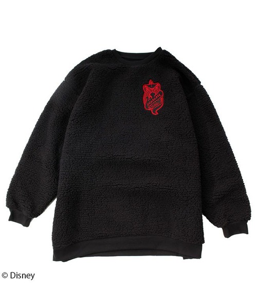 PONEYCOMB TOKYO(パニカムトーキョー)の「【Disney/ディズニー ツイステッドワンダーランド】スカラビア寮/ボアチュニック(シャツ/ブラウス・レディース・ブラック・FREE)」の1枚目の写真
