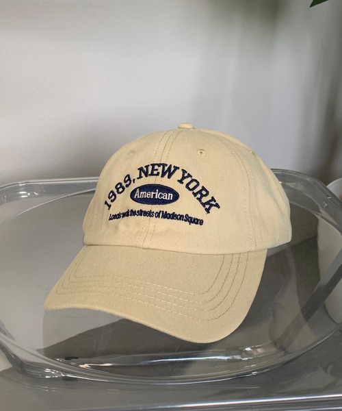 CRB（シーアールビー）の「刺繍ロゴキャップ（キャップ・レディース・ベージュ/ネイビー/ブラック/ブラウン/グリーン・F）」の3枚目の写真