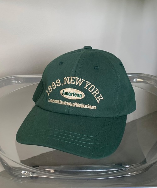 CRB（シーアールビー）の「刺繍ロゴキャップ（キャップ・レディース・ベージュ/ネイビー/ブラック/ブラウン/グリーン・F）」の4枚目の写真