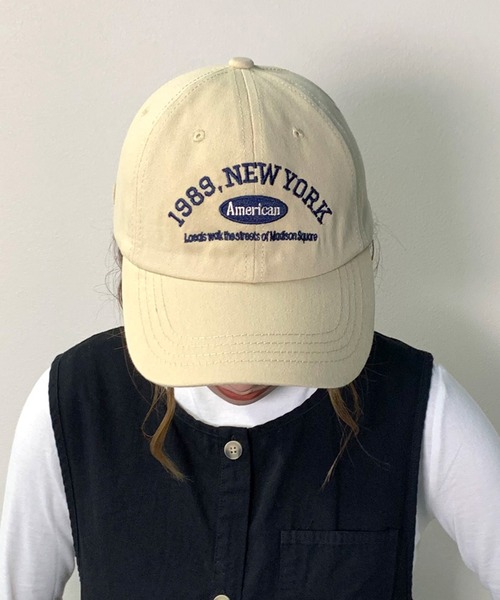 CRB（シーアールビー）の「刺繍ロゴキャップ（キャップ・レディース・ベージュ/ネイビー/ブラック/ブラウン/グリーン・F）」の17枚目の写真