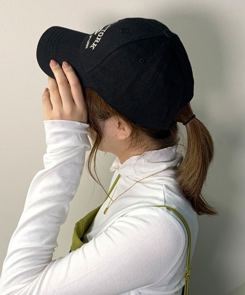 CRB（シーアールビー）の「刺繍ロゴキャップ（キャップ・レディース・ベージュ/ネイビー/ブラック/ブラウン/グリーン・F）」の11枚目の写真
