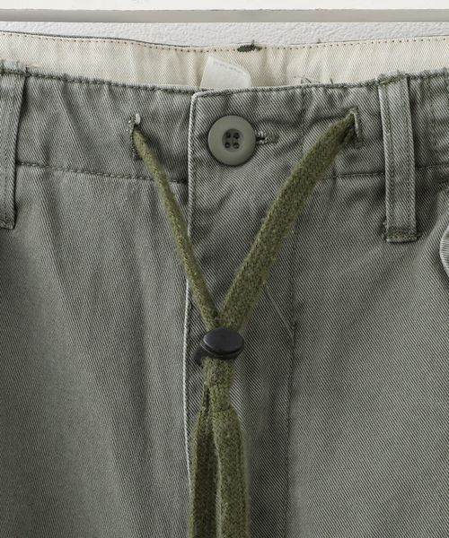 FOSTEX GARMENTS(フォステックスガーメンツ)の「【FOSTEX GARMENTS / フォステックスガーメンツ】M65 TROUSERS HEAVY VTG WASH(カーゴパンツ・メンズ・カーキ・SMALL/MEDIUM)」の5枚目の写真