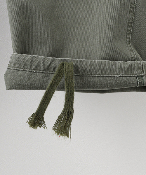 FOSTEX GARMENTS(フォステックスガーメンツ)の「【FOSTEX GARMENTS / フォステックスガーメンツ】M65 TROUSERS HEAVY VTG WASH(カーゴパンツ・メンズ・カーキ・SMALL/MEDIUM)」の7枚目の写真