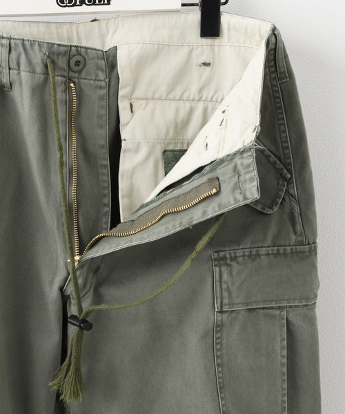 FOSTEX GARMENTS(フォステックスガーメンツ)の「【FOSTEX GARMENTS / フォステックスガーメンツ】M65 TROUSERS HEAVY VTG WASH(カーゴパンツ・メンズ・カーキ・SMALL/MEDIUM)」の8枚目の写真
