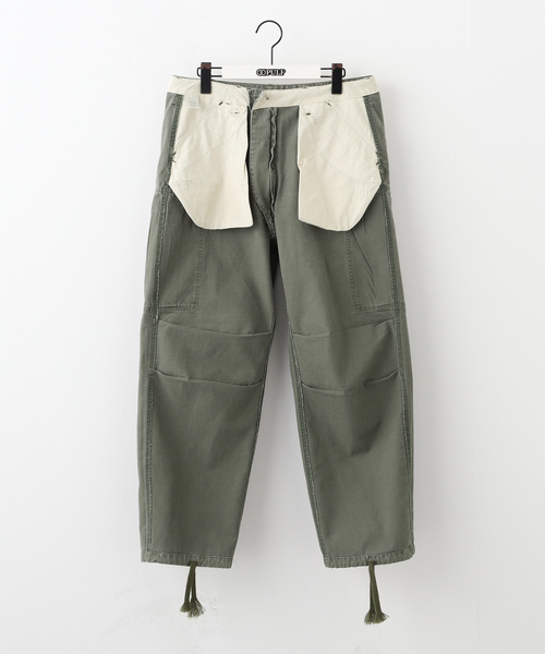 FOSTEX GARMENTS(フォステックスガーメンツ)の「【FOSTEX GARMENTS / フォステックスガーメンツ】M65 TROUSERS HEAVY VTG WASH(カーゴパンツ・メンズ・カーキ・SMALL/MEDIUM)」の9枚目の写真