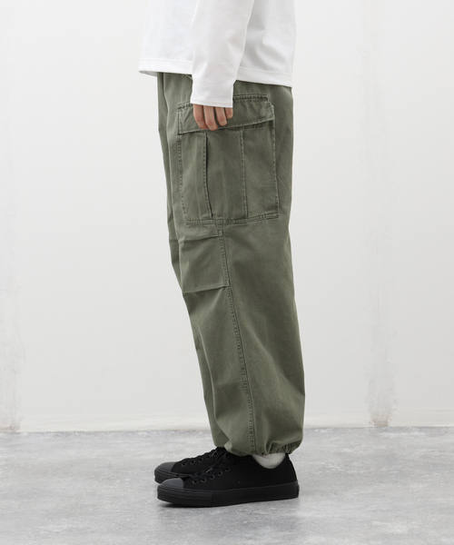 FOSTEX GARMENTS(フォステックスガーメンツ)の「【FOSTEX GARMENTS / フォステックスガーメンツ】M65 TROUSERS HEAVY VTG WASH(カーゴパンツ・メンズ・カーキ・SMALL/MEDIUM)」の14枚目の写真