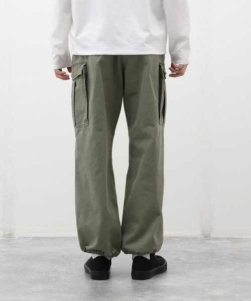FOSTEX GARMENTS(フォステックスガーメンツ)の「【FOSTEX GARMENTS / フォステックスガーメンツ】M65 TROUSERS HEAVY VTG WASH(カーゴパンツ・メンズ・カーキ・SMALL/MEDIUM)」の15枚目の写真