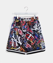 “Team Logo Pattern” Short Pants