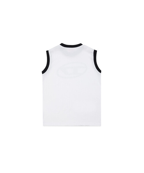 DIESEL(ディーゼル)の「キッズ Tシャツ MTGRAM(タンクトップ・キッズ・ホワイト・12Y/6Y/8Y/4Y/14Y/10Y)」の3枚目の写真