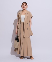 Mystrada オーバーサイズジレ　タックハーフパンツセット 82920354b_b_01_215.jpg