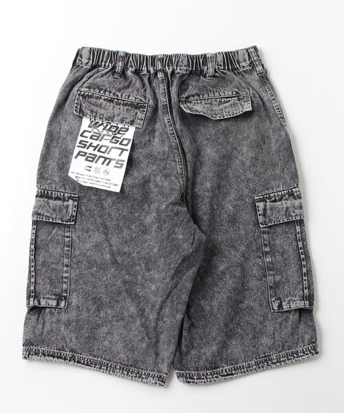 JOHN'S CLOSET(ジョンズクローゼット)の「【13】ケミカルウォッシュワイドカーゴショーツ(カーゴパンツ・メンズ・ブラック/ネイビー・MEDIUM/LARGE)」の19枚目の写真