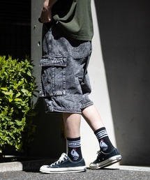 JOHN'S CLOSET | 【13】ケミカルウォッシュワイドカーゴショーツ(カーゴパンツ)