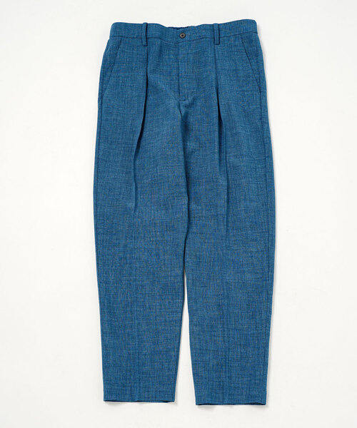 417 EDIFICE（フォーワンセブンエディフィス）の「【Reflax/リフラックス】キャンバス1タックイージーパンツ（スラックス・メンズ・ベージュ/ネイビー/オレンジ/ブラウン/グリーン/ブラック/ブルー・SMALL/MEDIUM/LARGE）」の6枚目の写真