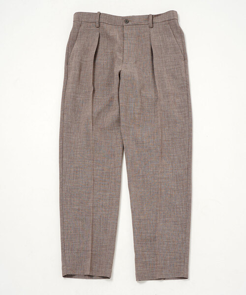 417 EDIFICE（フォーワンセブンエディフィス）の「【Reflax/リフラックス】キャンバス1タックイージーパンツ（スラックス・メンズ・ベージュ/ネイビー/オレンジ/ブラウン/グリーン/ブラック/ブルー・SMALL/MEDIUM/LARGE）」の9枚目の写真