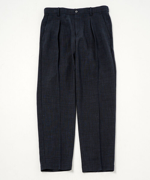 417 EDIFICE（フォーワンセブンエディフィス）の「【Reflax/リフラックス】キャンバス1タックイージーパンツ（スラックス・メンズ・ベージュ/ネイビー/オレンジ/ブラウン/グリーン/ブラック/ブルー・SMALL/MEDIUM/LARGE）」の12枚目の写真