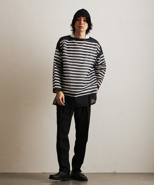 417 EDIFICE（フォーワンセブンエディフィス）の「【Reflax/リフラックス】キャンバス1タックイージーパンツ（スラックス・メンズ・ベージュ/ネイビー/オレンジ/ブラウン/グリーン/ブラック/ブルー・SMALL/MEDIUM/LARGE）」の13枚目の写真