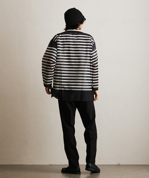 417 EDIFICE（フォーワンセブンエディフィス）の「【Reflax/リフラックス】キャンバス1タックイージーパンツ（スラックス・メンズ・ベージュ/ネイビー/オレンジ/ブラウン/グリーン/ブラック/ブルー・SMALL/MEDIUM/LARGE）」の20枚目の写真