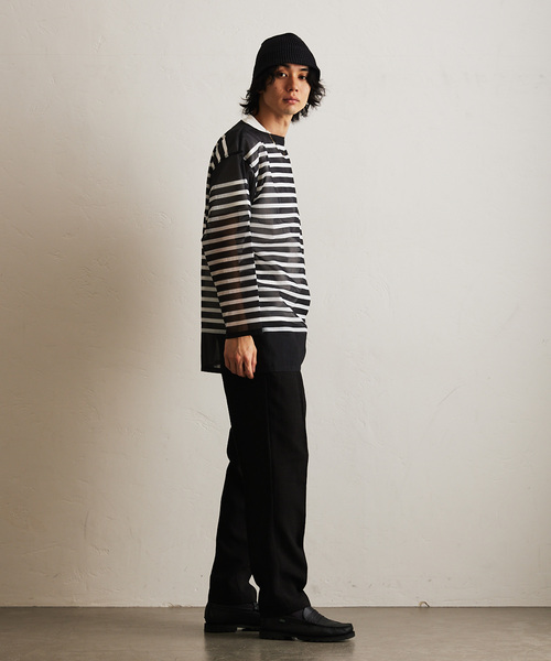 417 EDIFICE（フォーワンセブンエディフィス）の「【Reflax/リフラックス】キャンバス1タックイージーパンツ（スラックス・メンズ・ベージュ/ネイビー/オレンジ/ブラウン/グリーン/ブラック/ブルー・SMALL/MEDIUM/LARGE）」の21枚目の写真