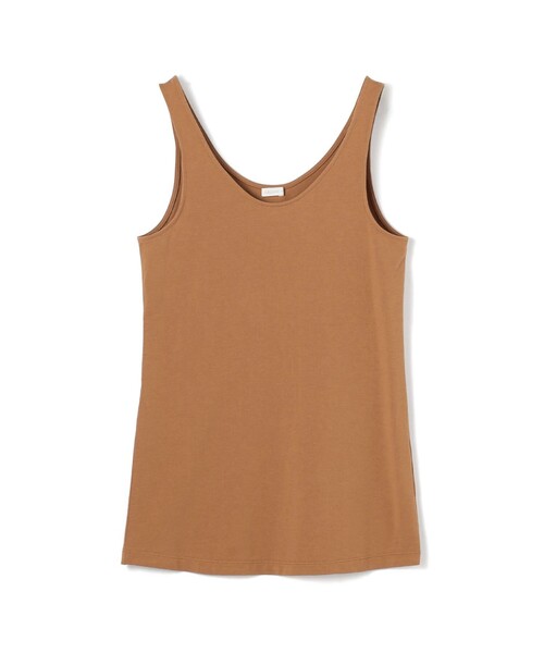 GALERIE VIE（ギャルリー ヴィー）の「スビンコットン タンクトップ（タンクトップ・レディース・ネイビー/グリーン/キャメル/グリーン系その他・FREE）」の4枚目の写真