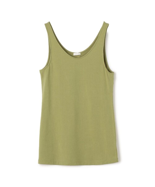 GALERIE VIE（ギャルリー ヴィー）の「スビンコットン タンクトップ（タンクトップ・レディース・ネイビー/グリーン/キャメル/グリーン系その他・FREE）」の2枚目の写真