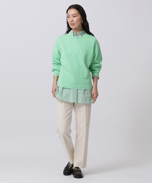 GALLEST（ギャレスト）の「◆ボリュームスリーブVネックニット（ニット/セーター・レディース・グレー/イエロー系その他/ホワイト系/グリーン系・38/34）」の12枚目の写真