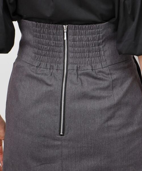 OPAQUE.CLIP（オペークドットクリップ）の「◆【大草直子さんコラボ】デニム調タイトスカート（スカート・レディース・ネイビー/ブラック・38/36/40）」の16枚目の写真