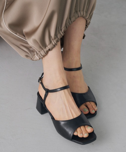 Aunt Marie's（アントマリーズ）の「ストラップカラーヒールサンダル（サンダル・レディース・レッド/ホワイト/ブラック/シルバー・L/M/S）」の20枚目の写真