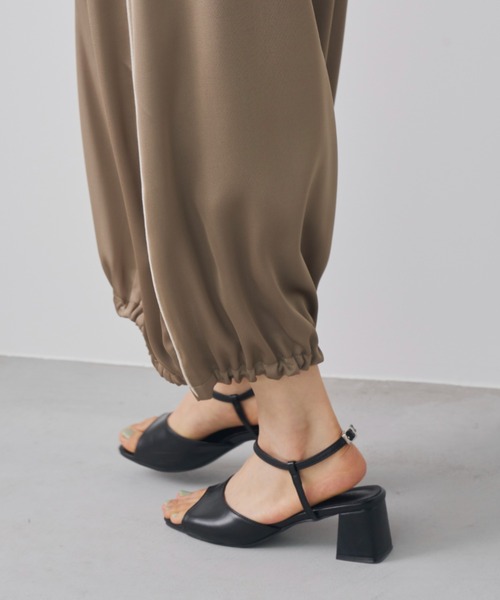 Aunt Marie's（アントマリーズ）の「ストラップカラーヒールサンダル（サンダル・レディース・レッド/ホワイト/ブラック/シルバー・L/M/S）」の15枚目の写真