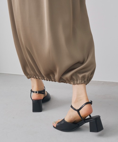 Aunt Marie's（アントマリーズ）の「ストラップカラーヒールサンダル（サンダル・レディース・レッド/ホワイト/ブラック/シルバー・L/M/S）」の16枚目の写真