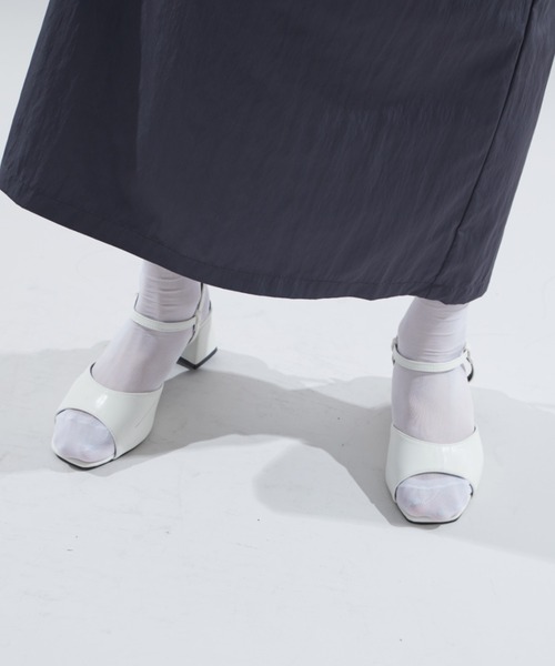 Aunt Marie's（アントマリーズ）の「ストラップカラーヒールサンダル（サンダル・レディース・レッド/ホワイト/ブラック/シルバー・L/M/S）」の13枚目の写真