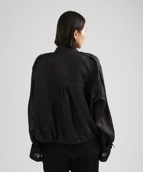 Chaos（カオス）の「Chaos(カオス)/ゴーダブルゾン（ブルゾン・レディース・グレイッシュベージュ/スミクロ/グレー系その他/モカ/ホワイト・FREE）」の8枚目の写真