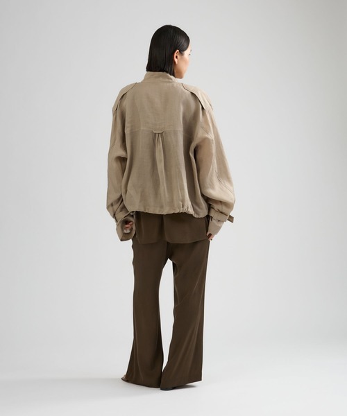 Chaos（カオス）の「Chaos(カオス)/ゴーダブルゾン（ブルゾン・レディース・グレイッシュベージュ/スミクロ/グレー系その他/モカ/ホワイト・FREE）」の18枚目の写真