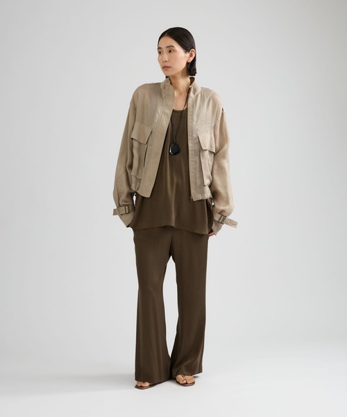 Chaos（カオス）の「Chaos(カオス)/ゴーダブルゾン（ブルゾン・レディース・グレイッシュベージュ/スミクロ/グレー系その他/モカ/ホワイト・FREE）」の16枚目の写真