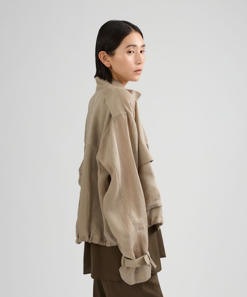 Chaos（カオス）の「Chaos(カオス)/ゴーダブルゾン（ブルゾン・レディース・グレイッシュベージュ/スミクロ/グレー系その他/モカ/ホワイト・FREE）」の15枚目の写真